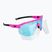 GOG dviratininkų akiniai Argo matiniai neoniniai rožiniai/juodi/baltai mėlyni E506-2