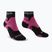 Moteriškos žygio kojinės Bridgedale Hike Midweight Performance Ankle black/pink