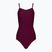 Moteriškas vientisas plaukimo kostiumas FINIS Skinback Solid cabernet