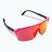 Rudy Project Spinshield Air rožinės spalvos fluo matiniai/daugiabriauniai raudoni dviračių akiniai SP8438900001