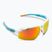 Rudy Project Deltabeat balti smaragdiniai matiniai / daugiaspalviai oranžiniai akiniai nuo saulės SP7440580000