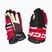 Ledo ritulio pirštinės CCM Tacks XR80 SR Gloves black/red/white