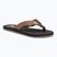 Vyriškos šlepetės per pirštą Helly Hansen Seasand 2 Leather Sandals espresso / fallen rock / c