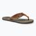 Vyriškos šlepetės per pirštą Helly Hansen Seasand 2 Leather Sandals honey wheat