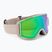 Slidinėjimo akiniai HEAD Contex green/sand/fmr blue green