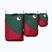 Organaizerių rinkinys Ticket To The Moon Travel Cube Set 3 vnt. burgundy/dark green