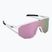 Bliz Hero S3 matiniai baltos/rudos/rožinės spalvos daugiafunkciniai dviratininkų akiniai