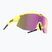 Bliz Breeze S3+S1 matiniai neoninės geltonos/rudos violetinės/rožinės spalvos dviratininko akiniai