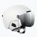 Slidinėjimo šalmas POC Obex Visor Hydrogen White Matt/Clarity U/Partly Sunny/Silver