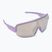 POC Aim purpuriniai kvarco permatomumo / skaidrumo kelių sidabro spalvos dviračių akiniai