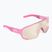 POC Aspire dviratininkų akiniai actinium pink translucent/clarity trail silver