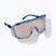 POC Devour opal blue translucent/clarity trail silver dviračių akiniai