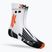Vyriškos X-Socks Run Speed Two 4.0 bėgimo kojinės arctic white/trick orange