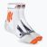 Vyriškos X-Socks Marathon Energy 4.0 bėgimo kojinės arctic white/trick orange