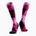 Slidinėjimo kojinės X-Socks Ski Expert Wild Otc x black/fluo pink
