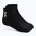 Kojinės On Running Logo Sock Mid 3 poros black