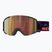 Slidinėjimo akiniai SCOTT Shield LS black/purple/cinnamon chrome