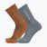 Kojinės Mammut Multisport Crew Socks 2 pack autumn larice/strata