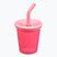 Puodelis Klean Kanteen Kid's Steel Straw Lid 296 ml rouge red