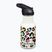 Vaikiškas turistinis butelis Klean Kanteen Flip Seal Sport Cap Straw 355 ml leopard print
