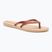 Moteriškos šlepetės per pirštą Ipanema Bossa beige/copper