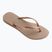 Moteriškos šlepetės per pirštą Havaianas Slim rose gold