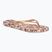 Moteriškos šlepetės per pirštą Ipanema Animal Print beige/gold