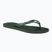 Moteriškos šlepetės per pirštą Havaianas Slim Crystal Sw II olive green