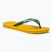 Šlepetės per pirštą Havaianas Brasil Logo pop yellow