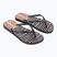 Moteriškos šlepetės per pirštą Ipanema Classic Happy XII black/black/pink