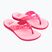 Moteriškos šlepetės per pirštą RIDER Aqua VI pink/pink