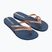 Moteriškos šlepetės per pirštą Ipanema Bossa blue/metallic pink
