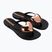 Moteriškos šlepetės per pirštą Ipanema Maxi Fashion black/bronze