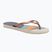 Moteriškos šlepetės per pirštą Havaianas Slim Palette Glow beige