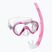 Vaikiškas paviršinio nardymo rinkinys Mares Combo Seahorse pink/clear
