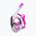 Pilna viso veido kaukė vaikams SEAC Magica White/Pink