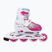 Vaikiški riedučiai Roces Jokey X Girl white/pink