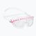 Cressi Skylight skaidri/balta rožinė plaukimo kaukė DE203340