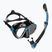 Nardymo rinkinys Cressi Big Eyes Evolution + Alpha Ultra Dry black/blue