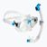 Nardymo rinkinys Cressi Marea + Seal Dry Jr clear/azure