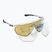 SCICON Aerowing Crystal Gloss/Scnpp Multimirror Bronze dviratininkų akiniai