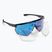 SCICON Aerowing juodi blizgūs/sknpp daugiaspalviai mėlyni dviratininkų akiniai EY26030201