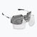 SCICON Aerowatt Foza balti blizgūs/scnpp daugiaspalviai sidabriniai dviratininkų akiniai EY38080800