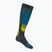 Slidinėjimo kojinės  Mico Light Weight Superthermo Natural Merino Ski teal melange