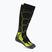Slidinėjimo kojinės Mico Medium Weight Superthermo Natural Marino Ski black/fluorescent yellow