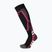 Vaikiškos slidinėjimo kojinės Mico Medium Weight Warm Control Ski nero/fucsia