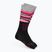 Moteriškos slidinėjimo kojinės Mico Light Weight Superthermo Natural Merino Ski black/fluorescent fuchsia