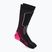 Moteriškos slidinėjimo kojinės Mico Medium Weight Warm Control Ski black/fluorescent fuchsia