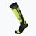 Slidinėjimo kojinės Mico Light Weight Superthermo Natural Merino Ski nero giallo fluo