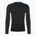Vyriški termo marškinėliai Mico Odor Zero su apvaliu kaklu, juodi IN01450